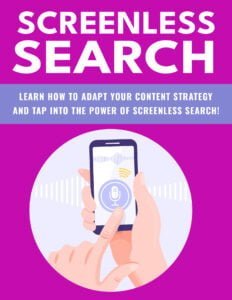 "Screenless Search" Automated List Profits August 2023 PLR Lead Magnet Kit